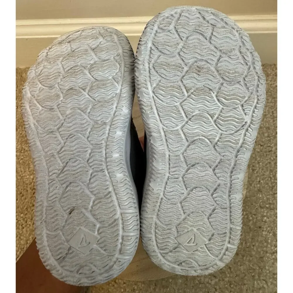 Sperry Coastal Break Grey Chukka Toddler Shoes sz 6